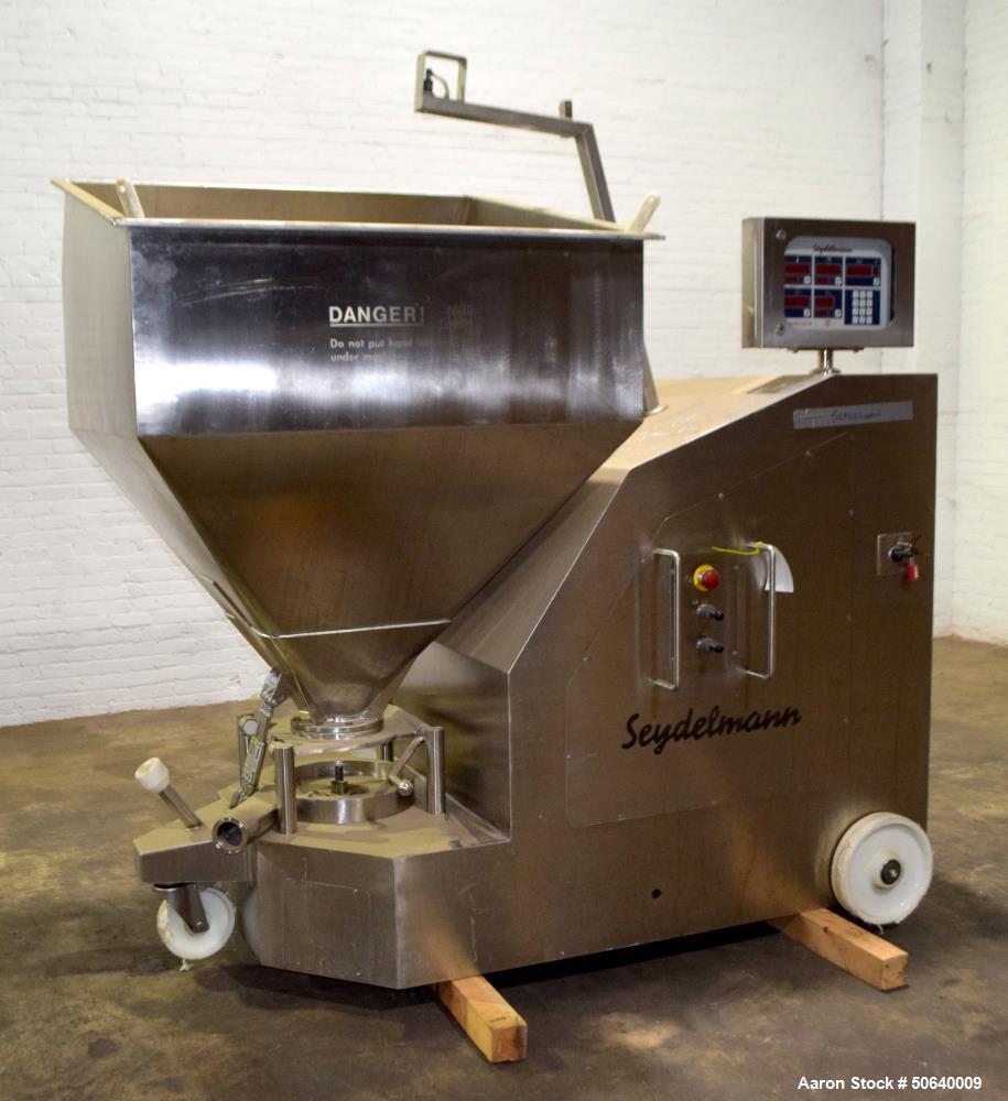 Used Seydelmann Konti-Kutter Emulsifier, Model KK 250 AC-6