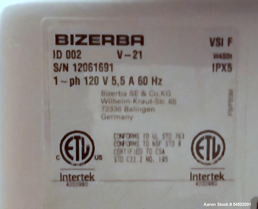 Used Bizerba VSI F Fully Automatic Vertical Slicer | Industrial Food Slicing System
