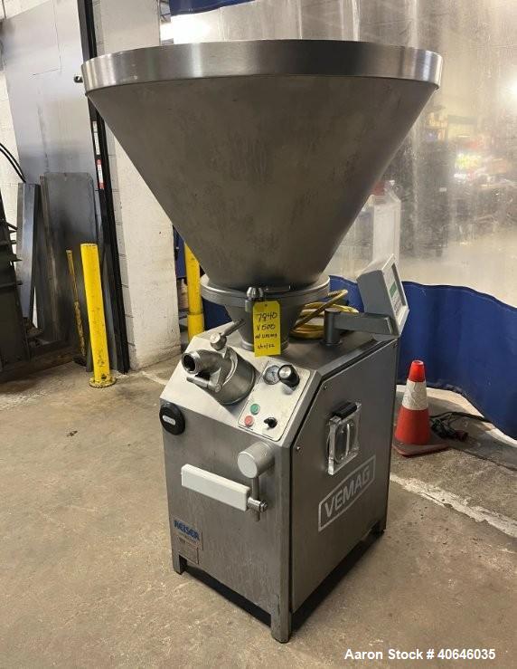 Used VEMAG Model 500 Vacuum Stuffer | High-Speed Sausage & Food Portioning System