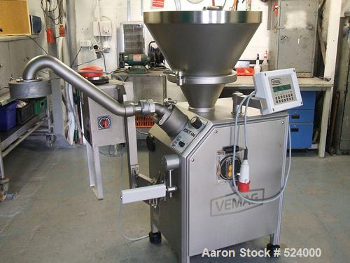 USED: Vemag meatballer robot 500, type 128/90. Includes PC878 controlpanel, Vemag single head meat/cheese baller type 821. Ready forimmediate production.