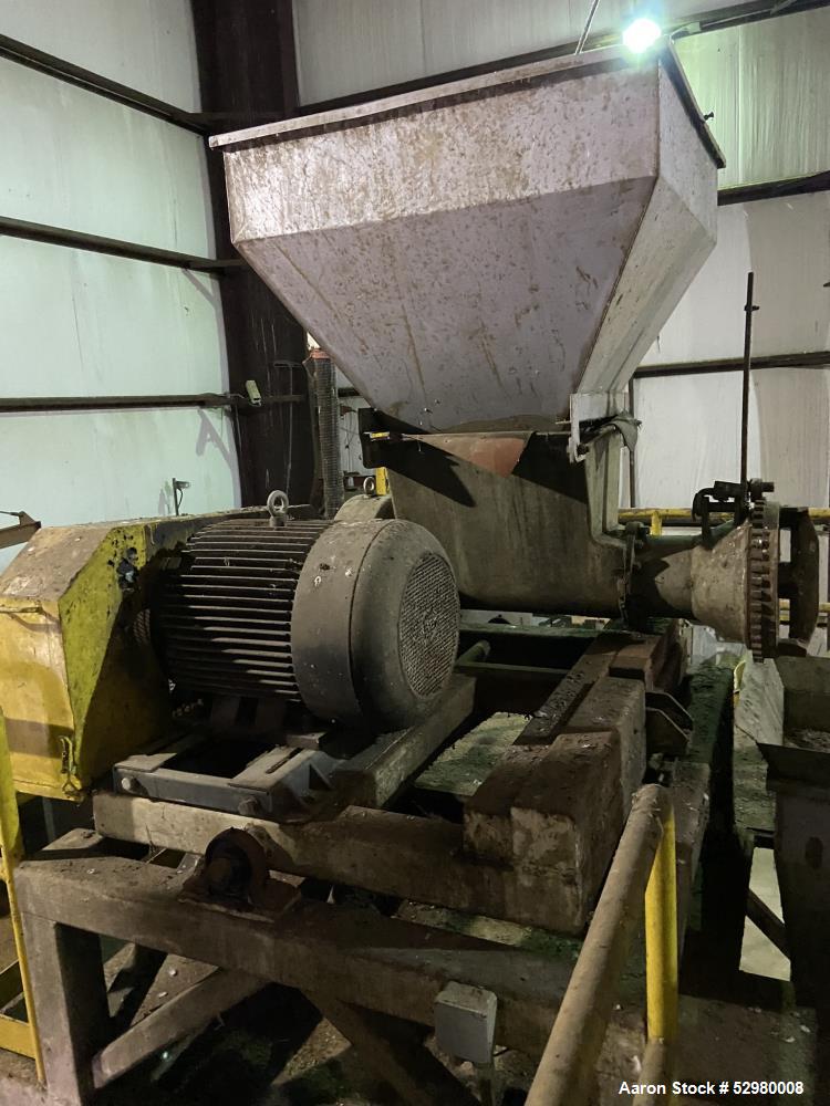 Used Weiler 16D Meat Grinder – 100 HP, Stainless Steel | 16" Plate | Control Panel & Spares