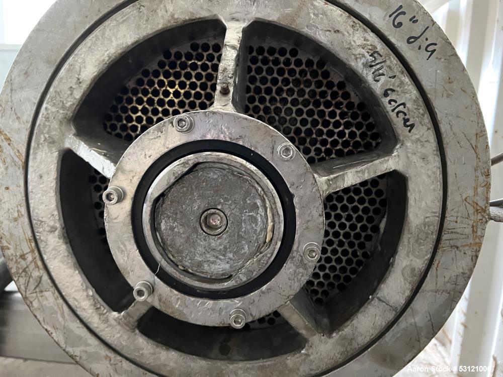 Used Wolfking Meat Grinder – 200 HP, Carbon Steel Crushing Screw