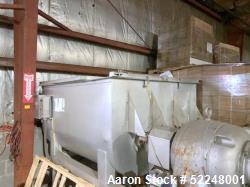 Used-Griffith 1500 lb Stainless Steel Dual Shaft Ribbon Blender
