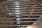 Used Handtmann Vacuum Filler, Model VF10-50, Code 65/25, Carbon steel. Top feed hopper with mixing arm, driven by a 0.55kw, 3/60/200 volt, 1700 rpm motor. Removable vane feeder driven by a 1.5/4.4kw,...