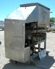 USED: Weiler Agitated Self-Feeding Grinder, Model A1167. 304 stainless steel. Approximately 40 cubic foot tub with a 5-1/2