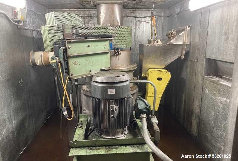 Used Pulverizing Machinery Co. Mikro 60 ACM Stainless Steel Pulverizer – 75 HP Air Classifying Mill