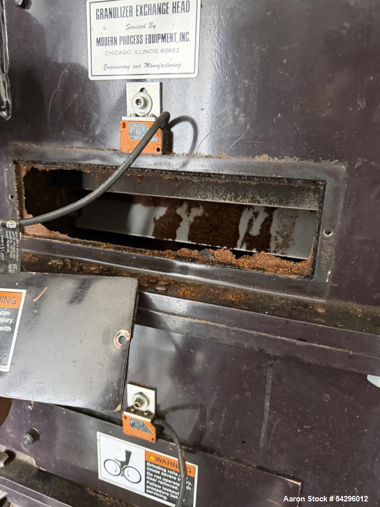 Used Modern Process Equipment 700FX Stacked Coffee Granulizer | High Capacity Industrial Coffee Grinder