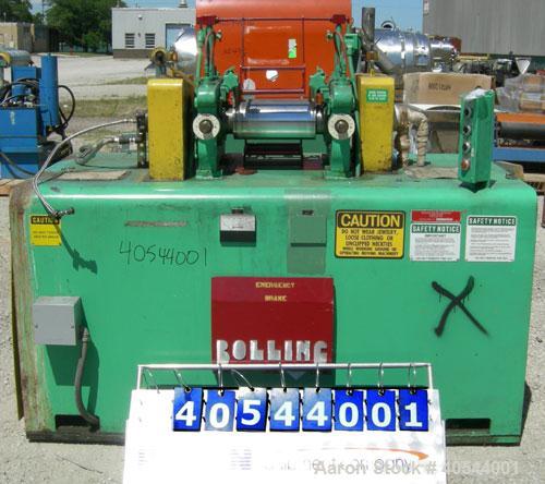 Used Bolling Horizontal Two Roll Mill