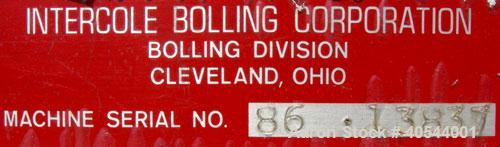 Used Bolling Horizontal Two Roll Mill