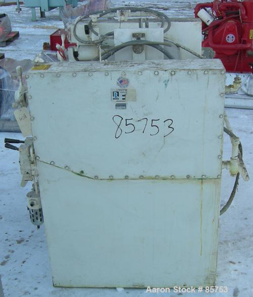 Used Ross Horizontal Two Roll Mill, Model 9X24. (2) 9" diameter x 24" wide chrome plated cored rolls, (1) roll cracked. Adjustable end guides, (2) knee safeties, bottom drip pan. Manual roll adjustme...