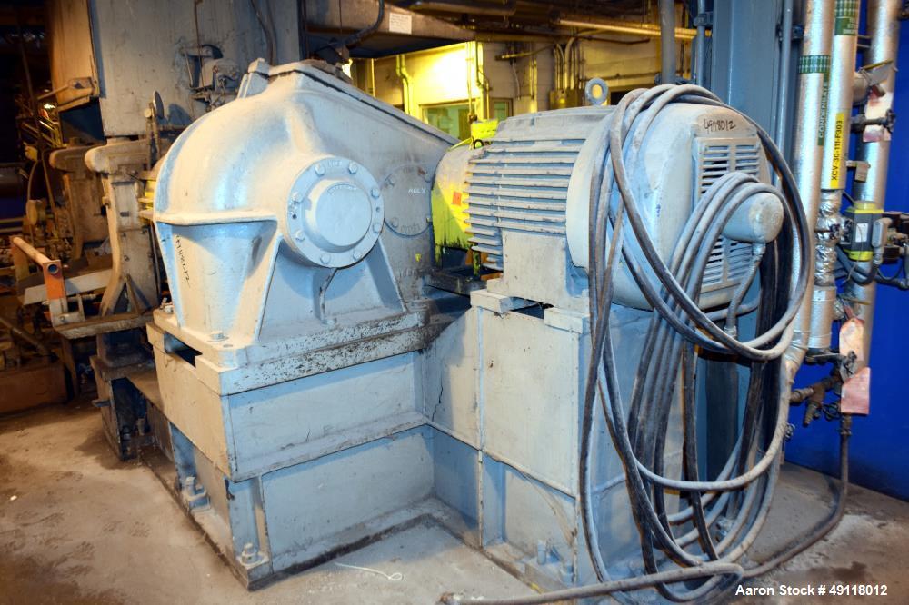 Used EEMCO Erie Machine & Manufacturing Horizontal Two Roll Mill