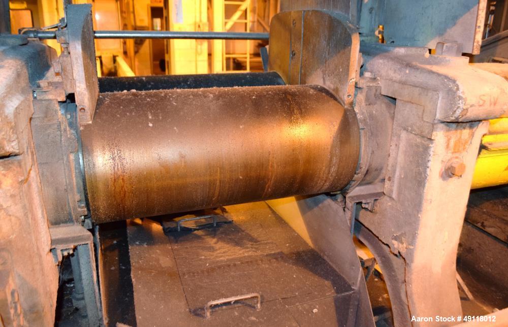 Used EEMCO Erie Machine & Manufacturing Horizontal Two Roll Mill