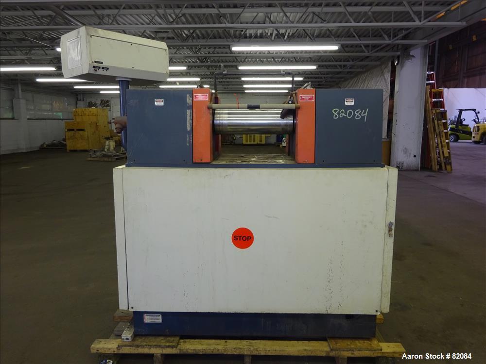 Used Farrel Technolab Polymill 150L Horizontal Two Roll Mill