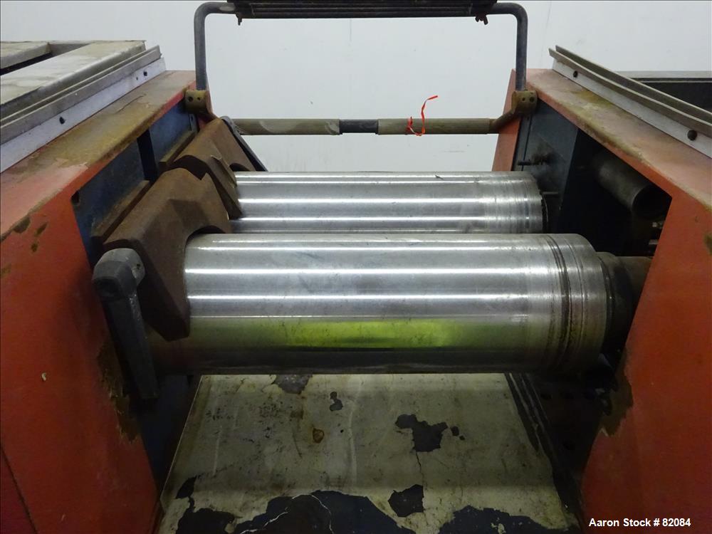 Used Farrel Technolab Polymill 150L Horizontal Two Roll Mill