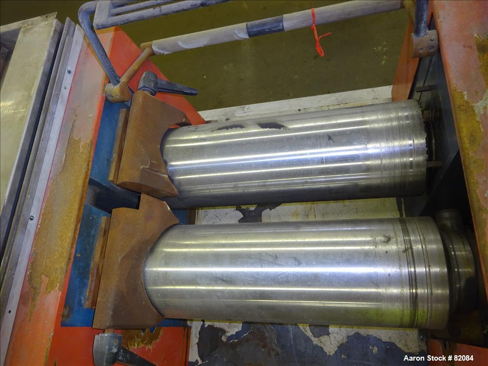 Used Farrel Technolab Polymill 150L Horizontal Two Roll Mill