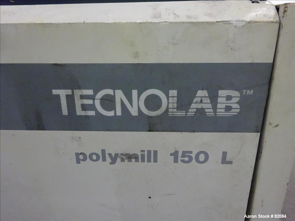 Used Farrel Technolab Polymill 150L Horizontal Two Roll Mill
