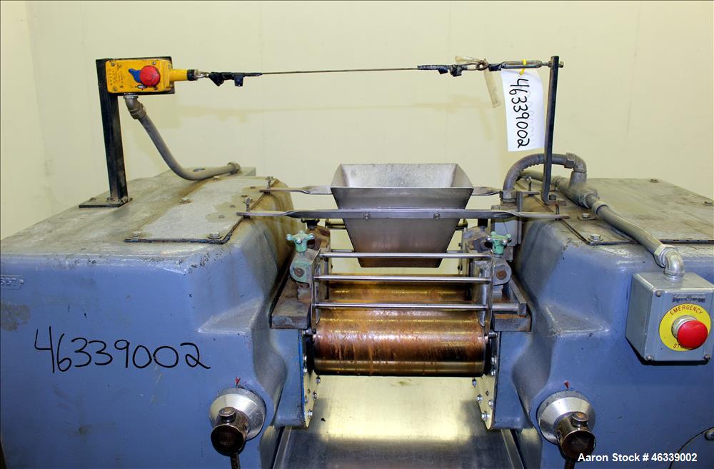 Used Farrel Model F-521-AC Horizontal Two Roll Lab Mill
