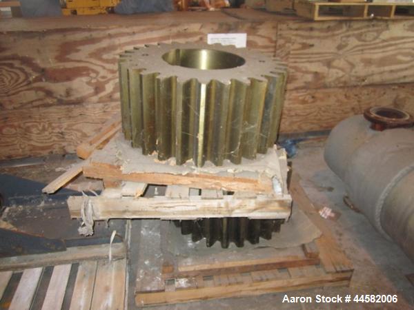 Unused- Set of connecting gears for 100" Farrel two roll mill