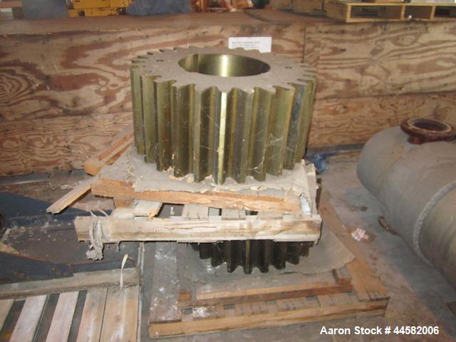 Unused- Set of connecting gears for 100" Farrel two roll mill