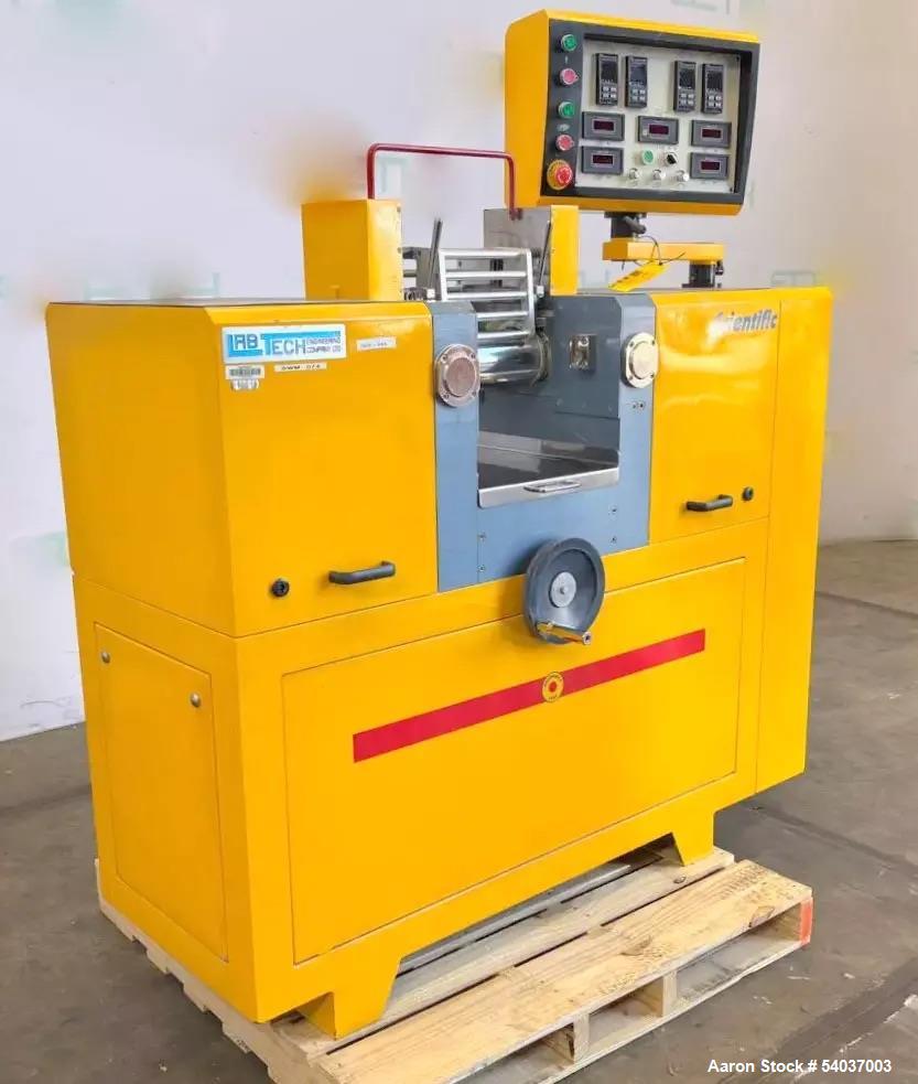 Used LabTech 2-Roll Mill LMR-S 110/3E – 110?mm Chromed Rolls, Electrically Heated