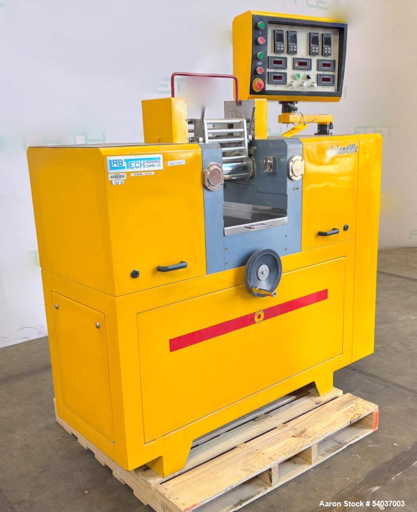 Used LabTech 2-Roll Mill LMR-S 110/3E – 110?mm Chromed Rolls, Electrically Heated
