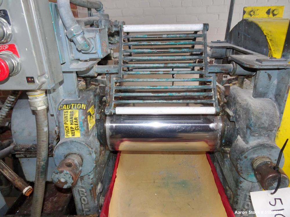 Used Stewart Bolling 6" x 12" Two Roll Mill – Industrial Rubber & Plastics Processing