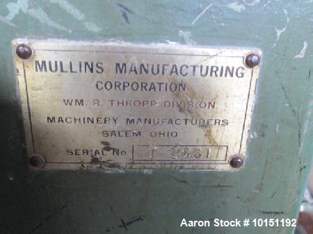 Used Thropp 2 Roll Mill