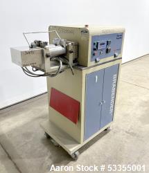 Used- Brabender Laboratory Two-Roll Prep-Mill, Type PME2002. Operates at temperature up to 260"C; Electrically heated 4" x 8...