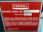 Used Farrel 2 Roll Mill and Hot Oil Heater