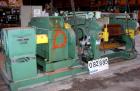 USED: Farrell horizontal two roll mill, (2) 22