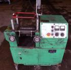 Used Nishimura Horizontal Two Roll Mill. (2) 3-1/2