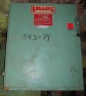 Used Stewart Bolling Horizontal Two Roll Mill. (2) 6