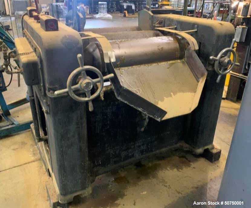 Used J.H. Day Horizontal Three Roll Mill, Model 1