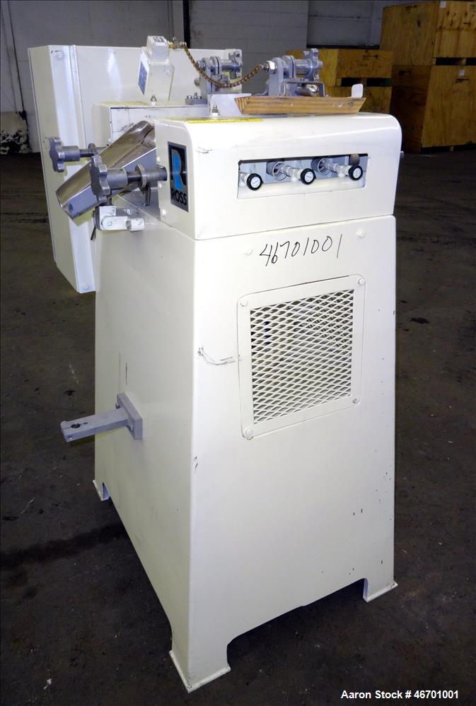 Used Ross Horizontal Three Roll Mill, Model TRM-4 X 8.
