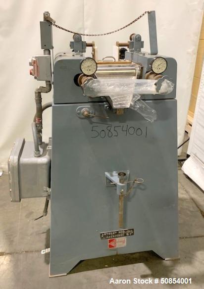 Used Anthony 4" x 8" Laboratory Three Roll Mill