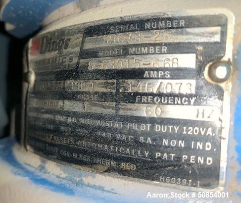 Used Anthony 4" x 8" Laboratory Three Roll Mill