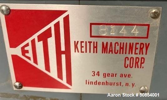 Used Anthony 4" x 8" Laboratory Three Roll Mill