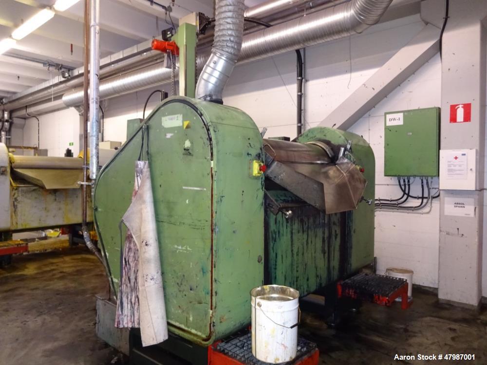 Used Buhler 16”x51” (400mm x 1300mm) Large Production Three Roll Mill (TRM), Mo