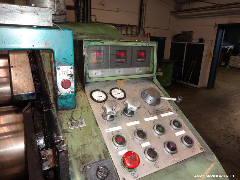 Used Buhler 16”x51” (400mm x 1300mm) Large Production Three Roll Mill (TRM), Mo