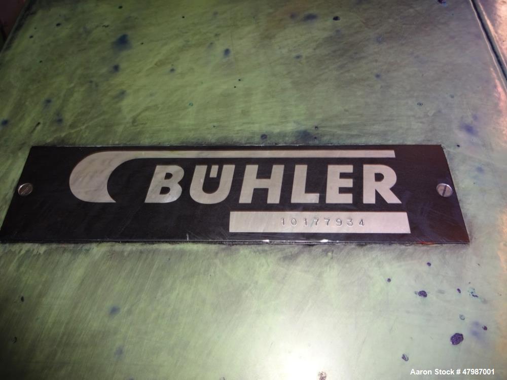 Used Buhler 16”x51” (400mm x 1300mm) Large Production Three Roll Mill (TRM), Mo