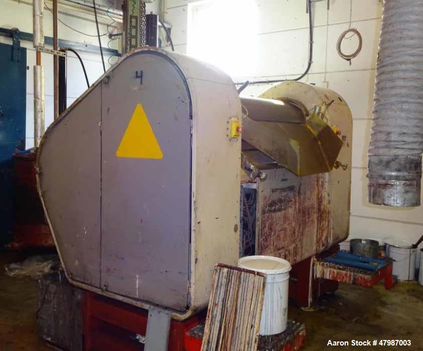 Used Buhler 16" x 51" Three Roll Mill. Model SDVE1300