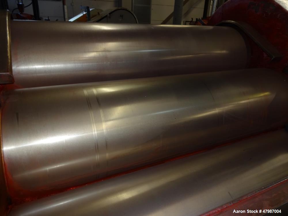 Used Buhler 16" x 51" Three Roll Mill, Model SDVE1300
