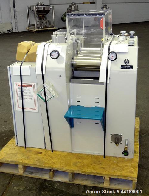 Used Buhler 6'' X 8'' 3 Roll Mill, Model SDY 200.