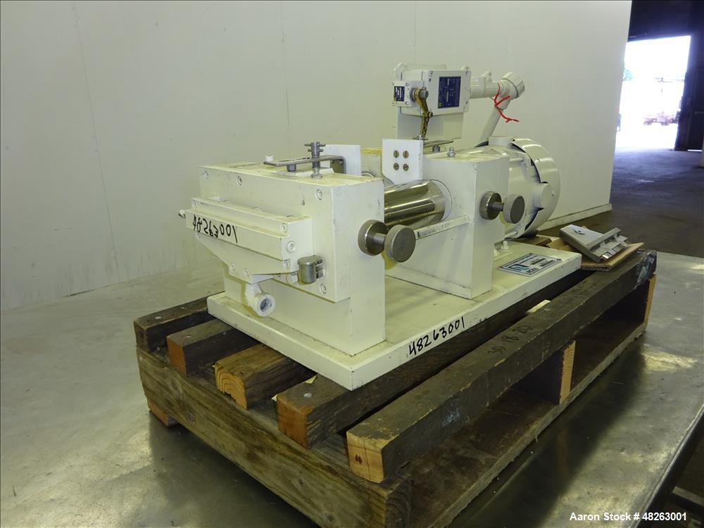 Used Ross Bench-Top Horizontal Three Roll Mill, Model 2.5 X 5 T.R.M.