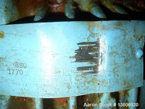 Used-Ross 9" x 24" Three Roll Mill. Cored rolls for cooling. Micrometer adjustment for first and third rolls. Missing end gu...