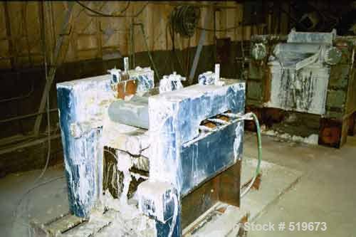 USED: Ross 5" x 12" 3 roll mill. For research, short order and pilotoperations. Manual roll adjustments.