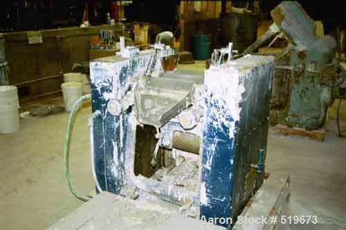 USED: Ross 5" x 12" 3 roll mill. For research, short order and pilotoperations. Manual roll adjustments.