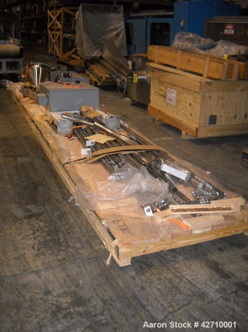 Used Modern Process Equipment (Gump) Model IMD 888 FT Coffee Grinder capable of up to 2000 lbs per hour on fine and 1300 lbs per hour on ultrafine. Produces a consistent Ultrafine grind of 50 – 125 u...