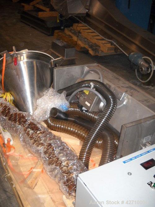 Used Modern Process Equipment (Gump) Model IMD 888 FT Coffee Grinder capable of up to 2000 lbs per hour on fine and 1300 lbs per hour on ultrafine. Produces a consistent Ultrafine grind of 50 – 125 u...