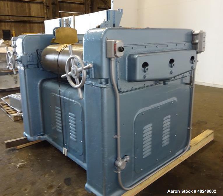 Used J.H. Day Horizontal Three Roll Mill, Model 1.